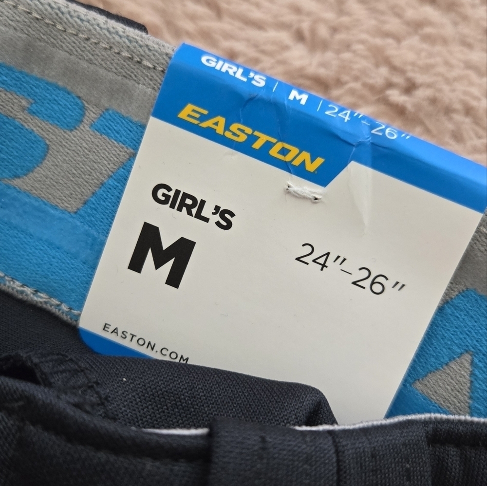 Easton Kids Black Softball Pants - Picture 2 of 6
